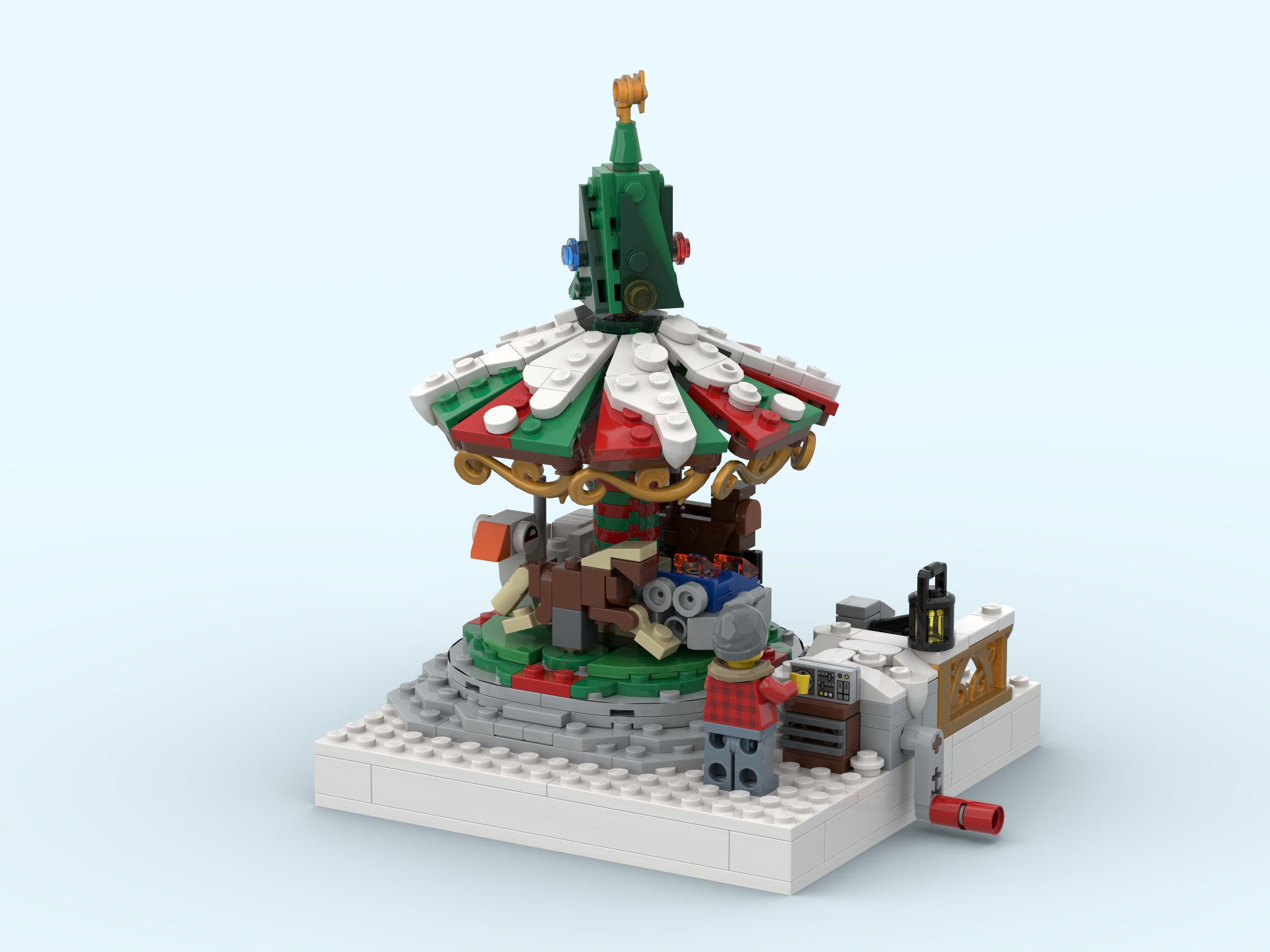 Small Winter Carrousel] [BrickLink]