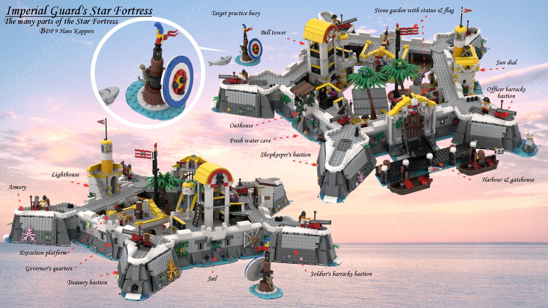 Imperial Guards Star Fortress] [BrickLink]