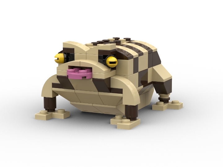 desert rain frog from BrickLink Studio [BrickLink]