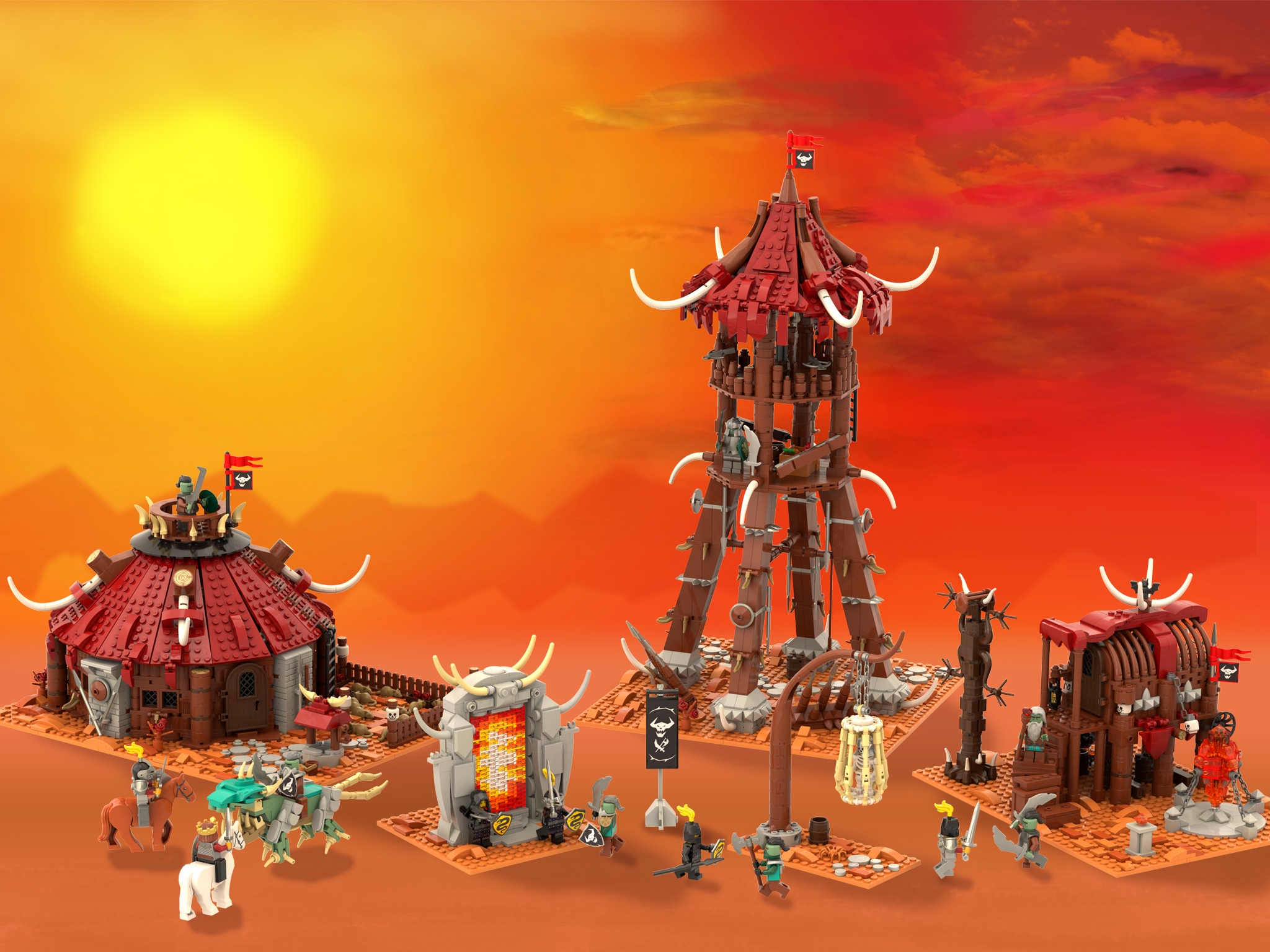 Arganvlagh - The Orcs village from BrickLink