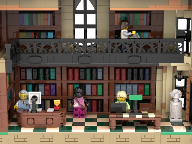 [Cozy Campus Library] [BrickLink]
