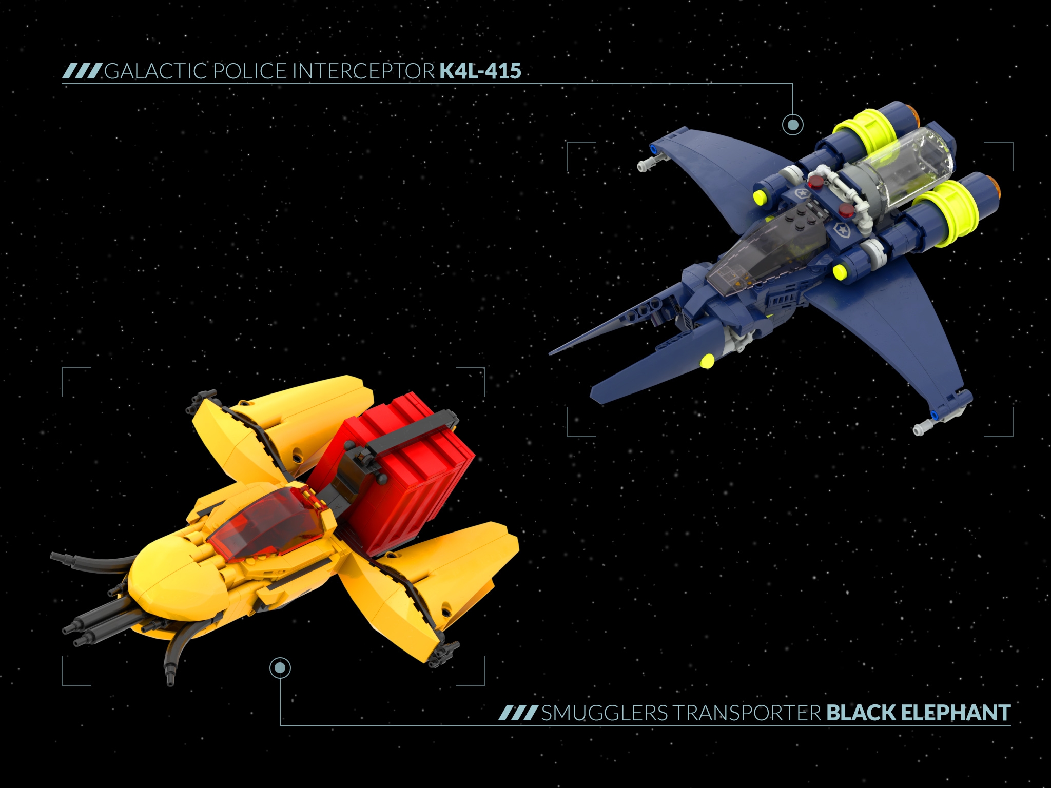 Galactic Police vs Smuggler from BrickLink
