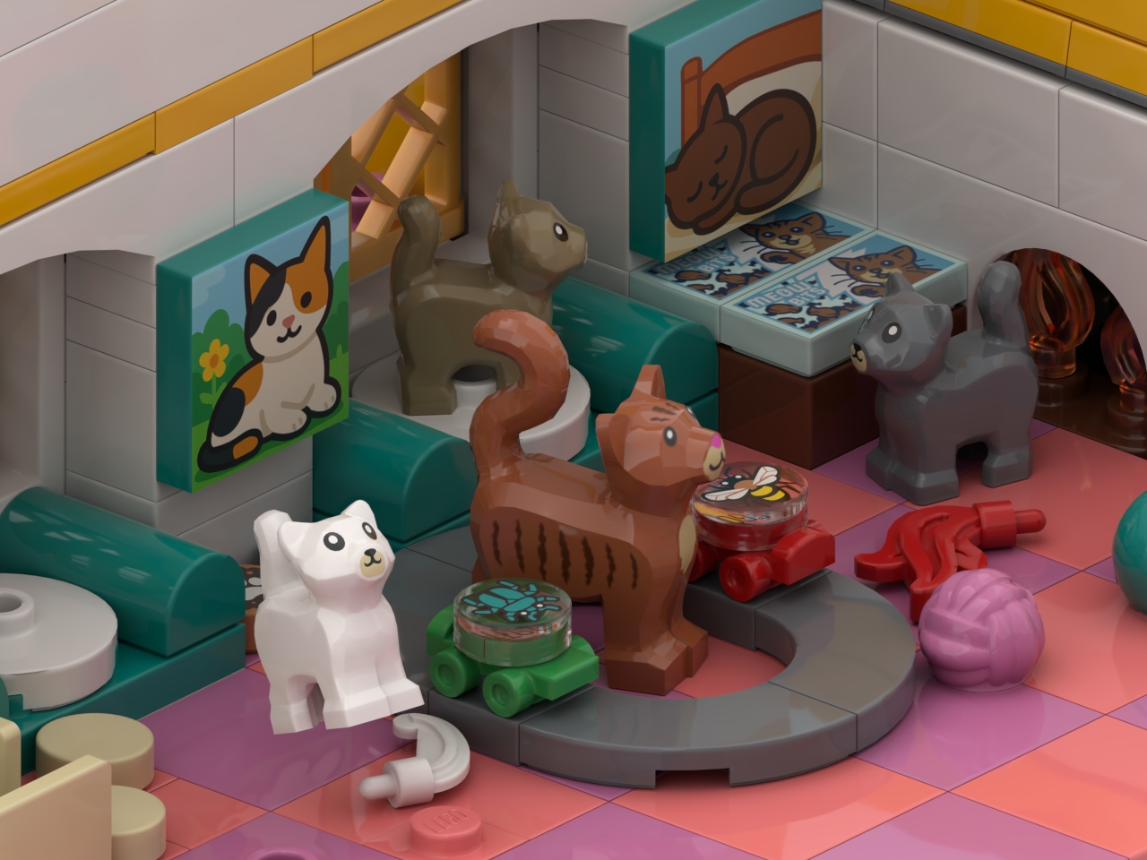 [Cat Rescue Café] [BrickLink]