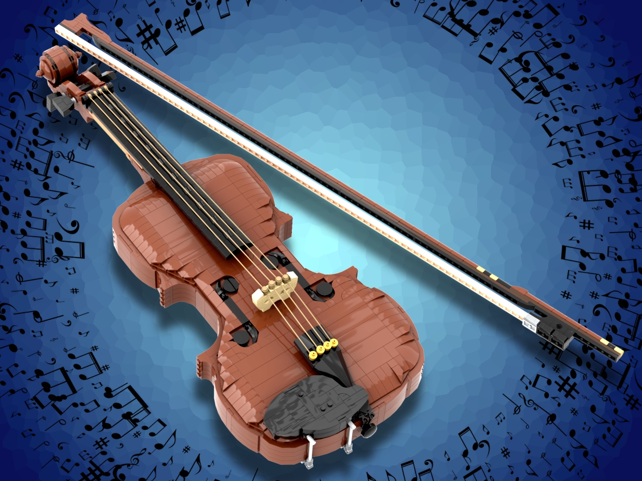 [Violin, full size] [BrickLink]