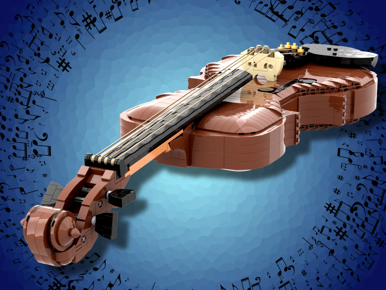 [Violin, full size] [BrickLink]
