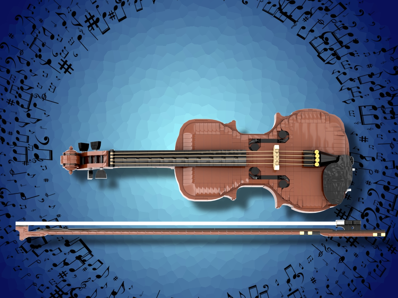 [Violin, full size] [BrickLink]