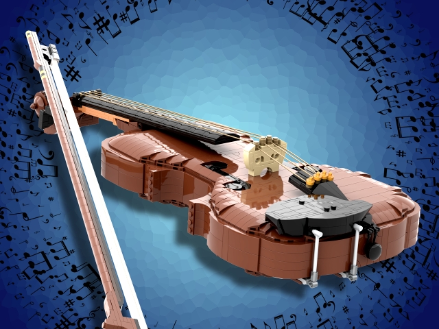 [Violin, full size] [BrickLink]