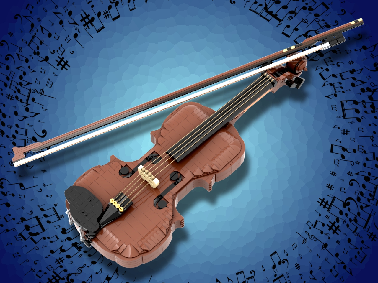 [Violin, full size] [BrickLink]