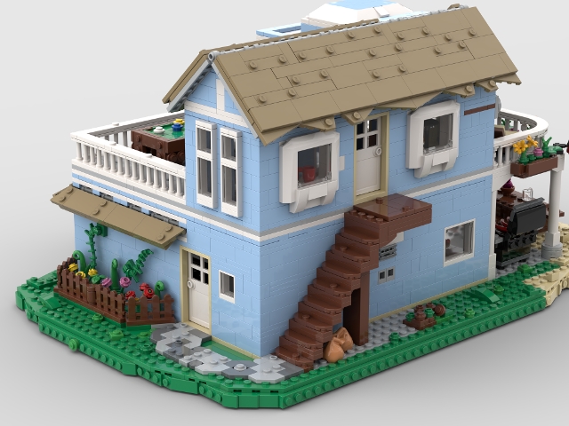 サリーハスのシーサイドビレッジ Seaside House] [BrickLink]
