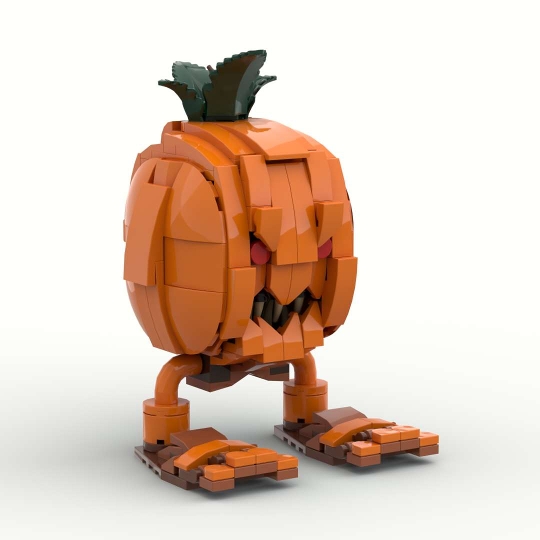 Mutant Walking Pumpkin from BrickLink Studio [BrickLink]