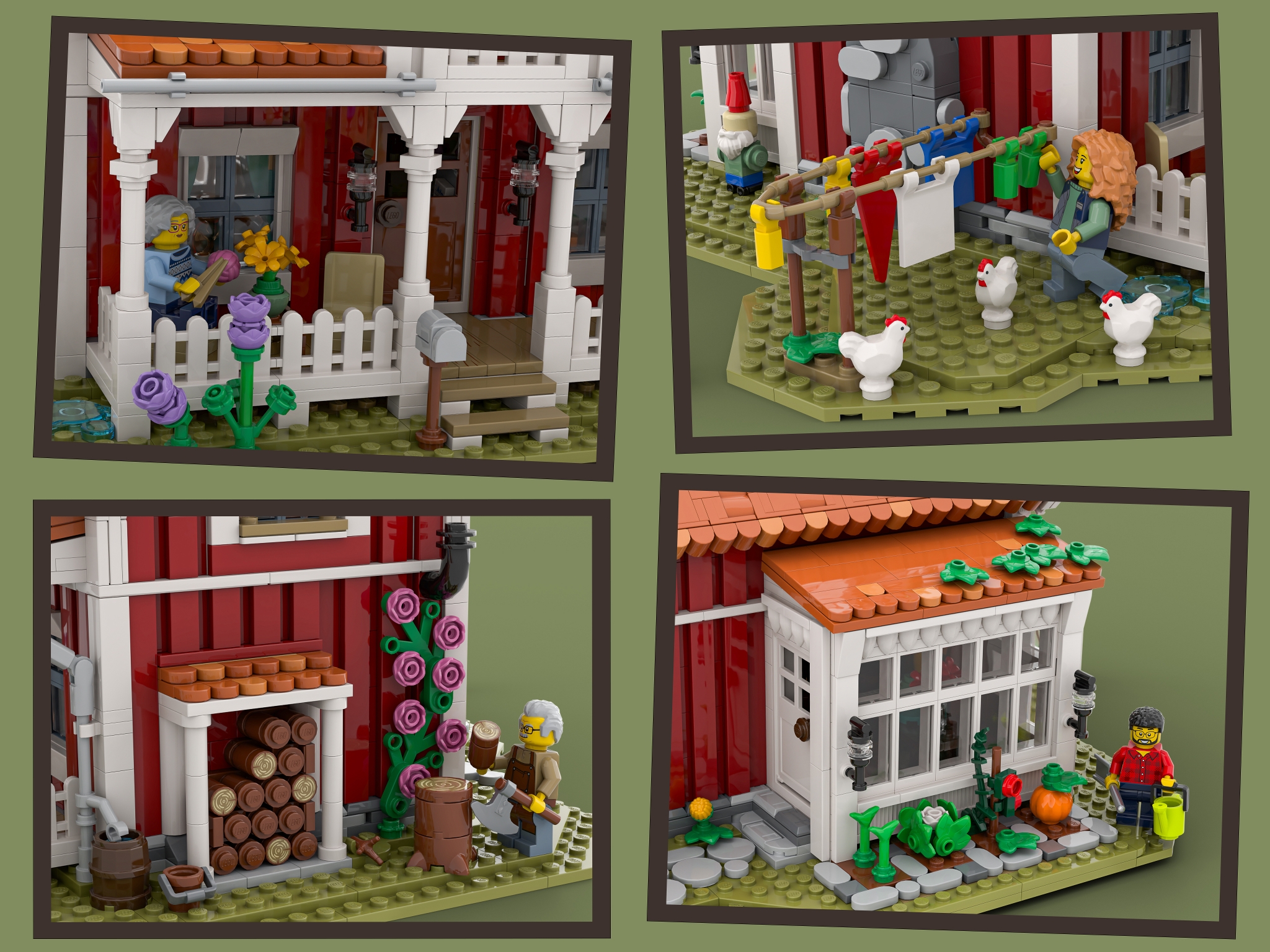 [Countryside Farmhouse] [BrickLink]