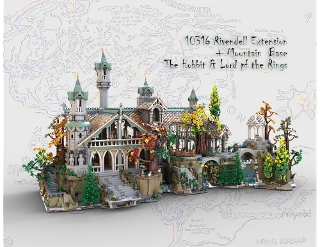 Rivendell from BrickLink Studio [BrickLink]
