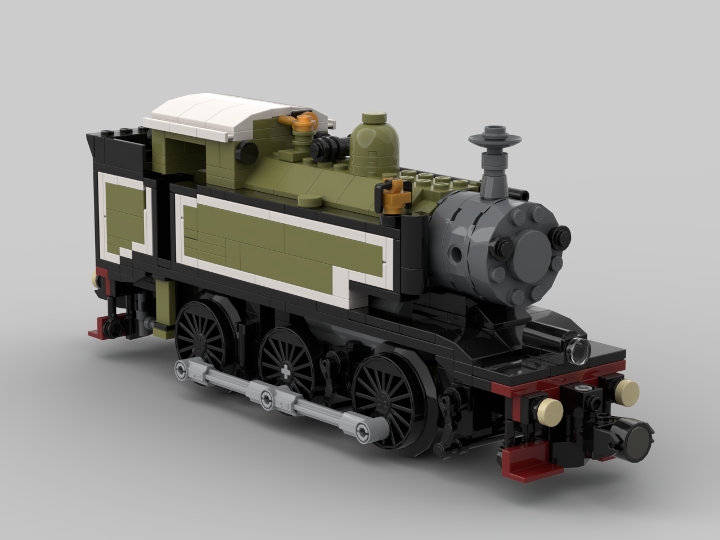 Railroader E2.3105 from BrickLink Studio [BrickLink]