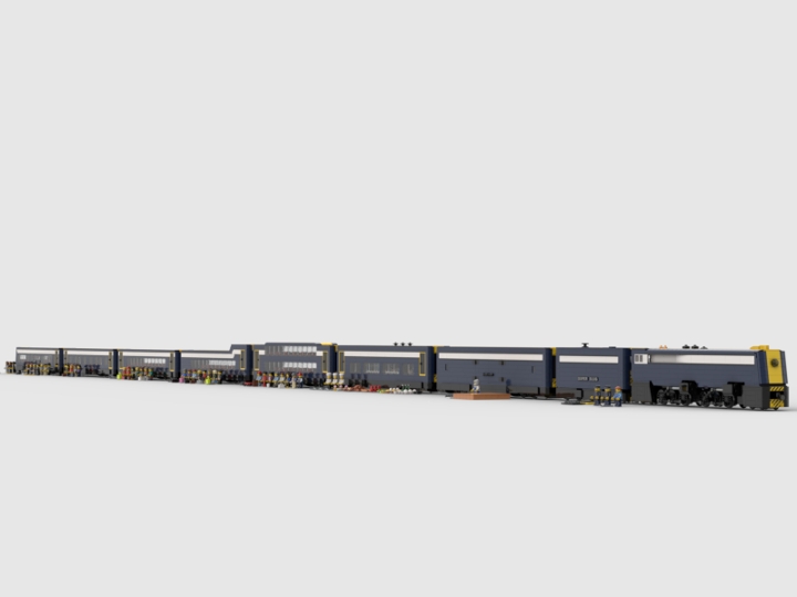 Super Slug Passenger Set from BrickLink Studio [BrickLink]