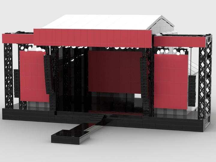 Concert stage from BrickLink Studio [BrickLink]