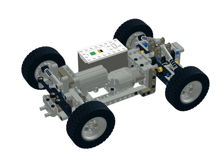 Rear motor vehicle from BrickLink Studio [BrickLink]