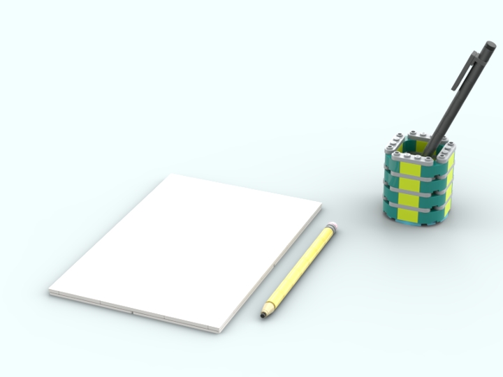 writing set from BrickLink Studio [BrickLink]