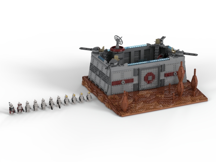 Clone base No. 1 Geonosis from BrickLink Studio [BrickLink]