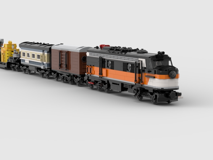 Book train from BrickLink Studio [BrickLink]
