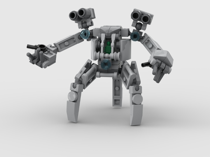 mini mech from BrickLink Studio [BrickLink]