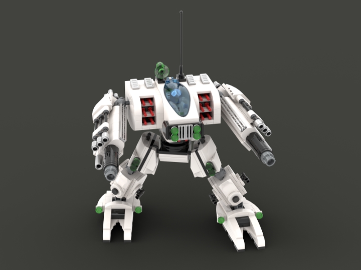 White Mech from BrickLink Studio [BrickLink]