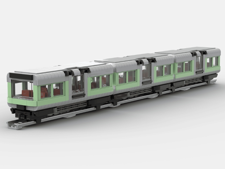 metro subway from BrickLink Studio [BrickLink]