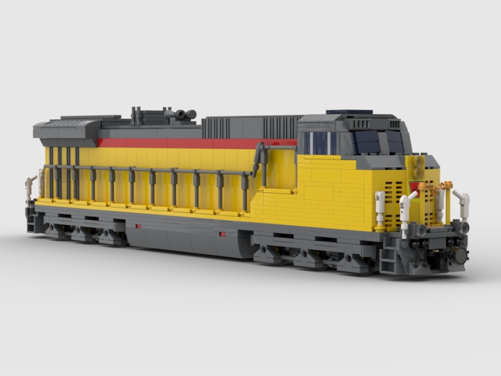 Dash-9 Yellow from BrickLink Studio [BrickLink]