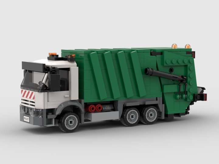 Rubbish Lorry from BrickLink Studio [BrickLink]