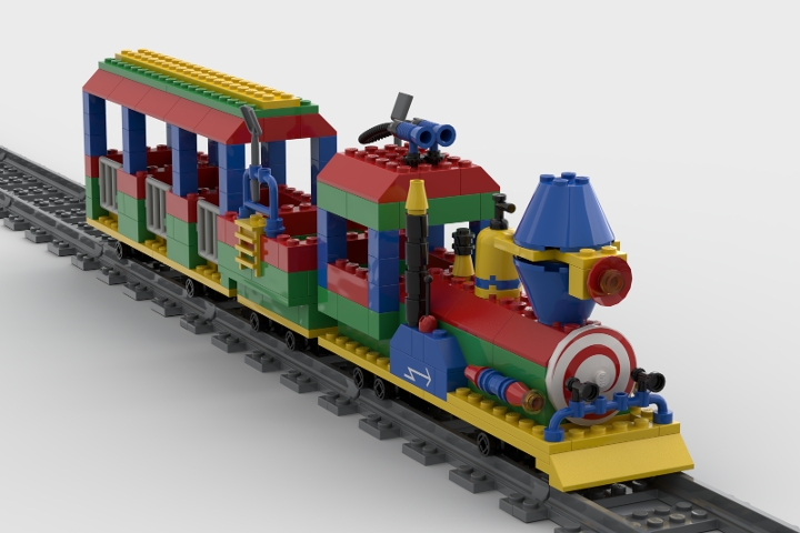 Billund park train from BrickLink Studio [BrickLink]