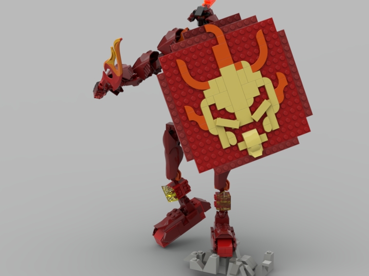 Elemental Mech of Fire from BrickLink Studio [BrickLink]