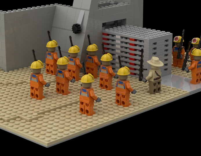 Jurassic Park Raptor Pen from BrickLink Studio [BrickLink]