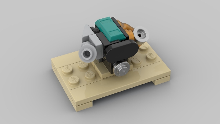 SR20DET Engine from BrickLink Studio [BrickLink]