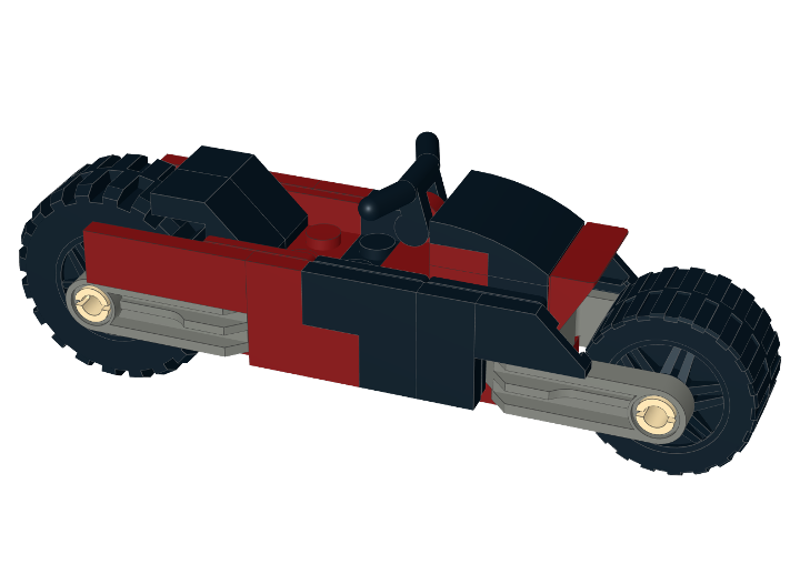 drix's motorcycle from BrickLink Studio [BrickLink]