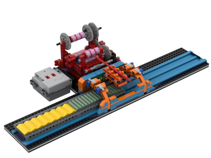 Working Tribometer or AFM Demonstrator from BrickLink Studio [BrickLink]