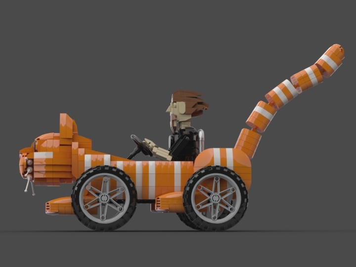 Go-cat Cat go-Kart from BrickLink Studio [BrickLink]