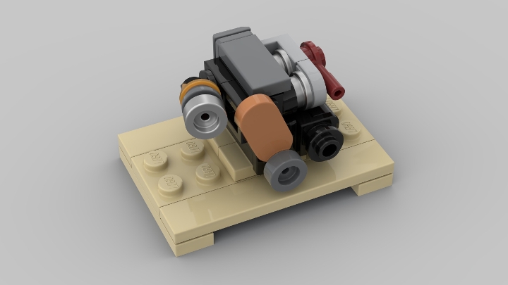 R5T 20V Engine from BrickLink Studio [BrickLink]