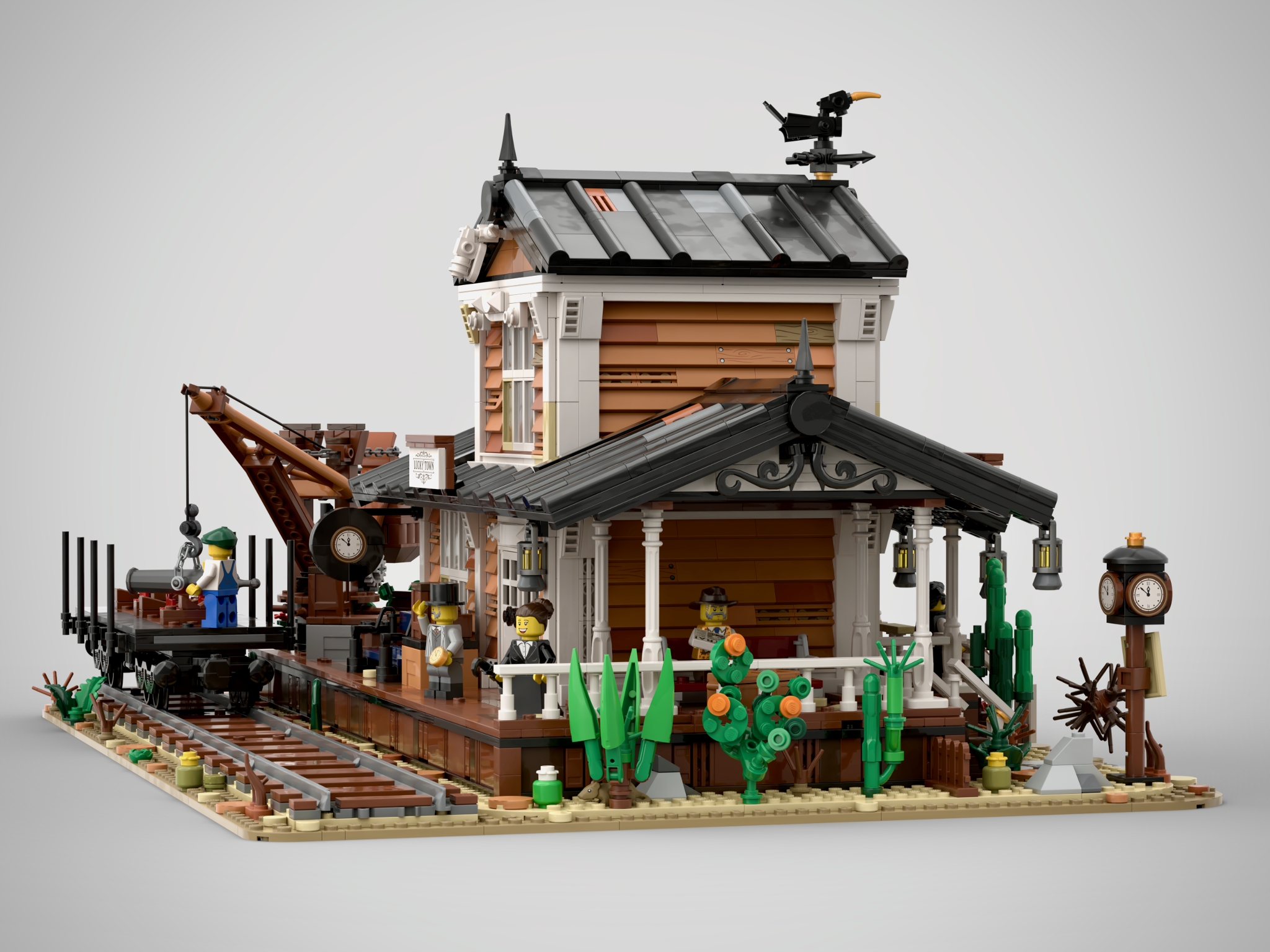 [Wild West Train Station] [BrickLink]