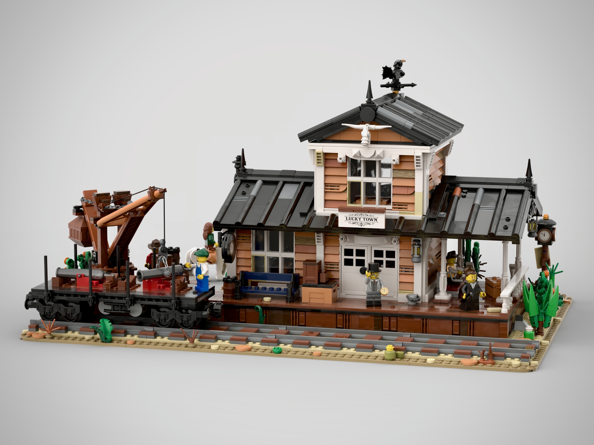 [Wild West Train Station] [BrickLink]