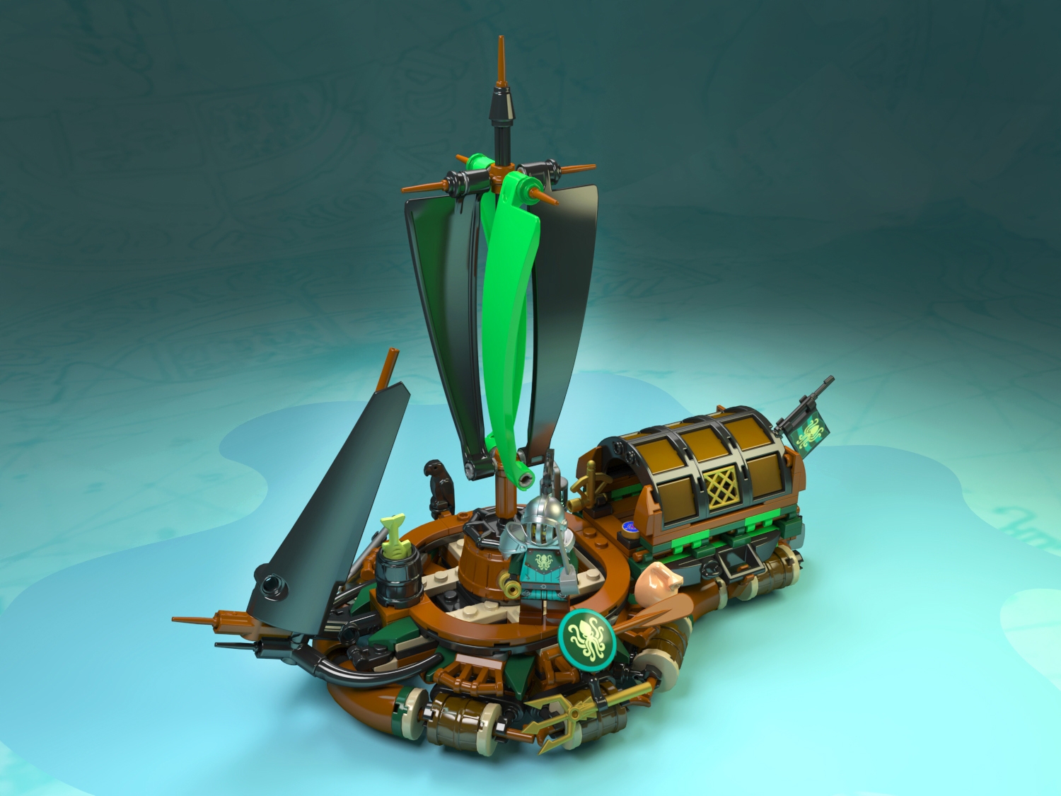 [Tentacles in Raft] [BrickLink]