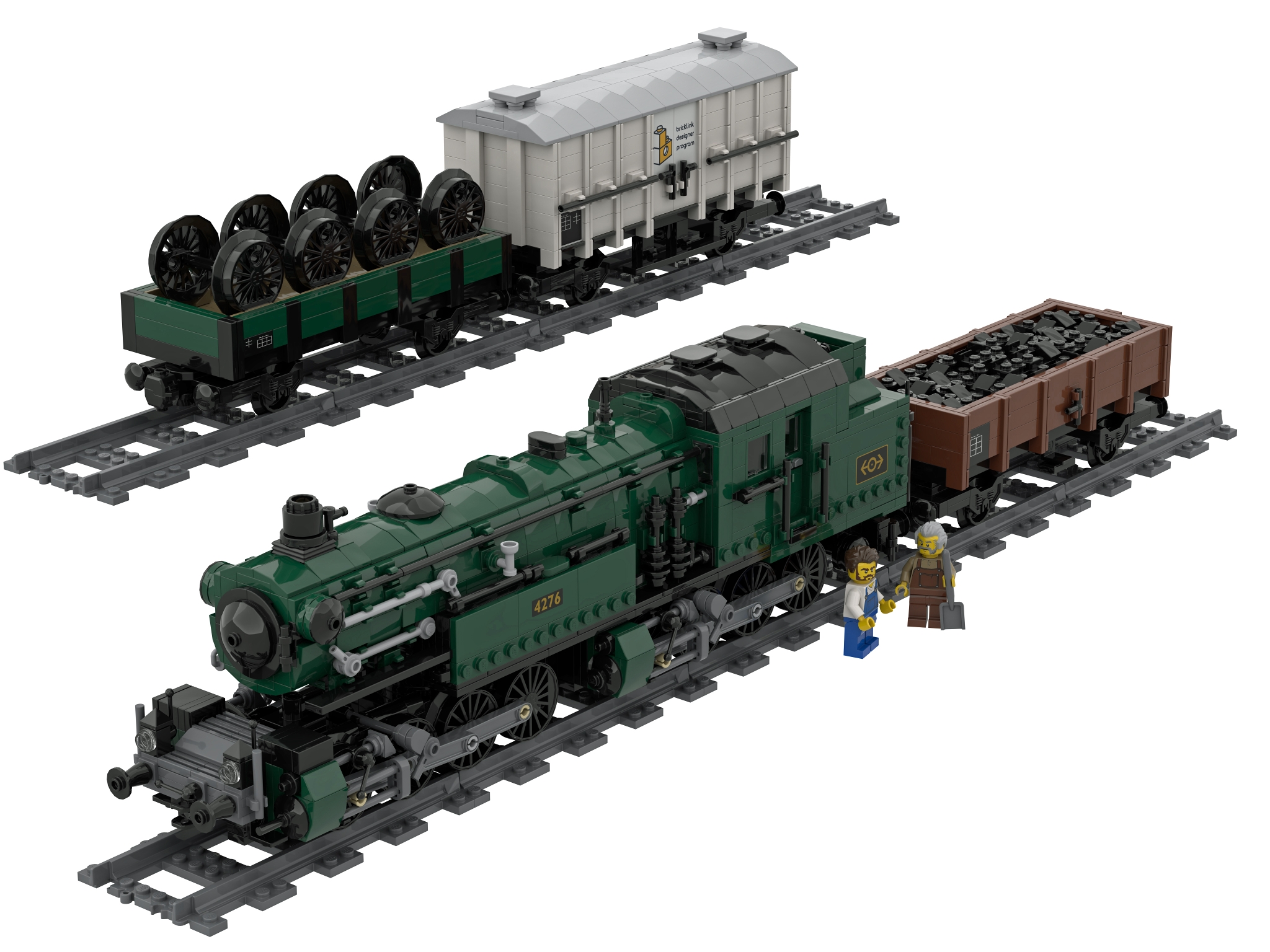 [Steam Locomotive Train] [BrickLink]