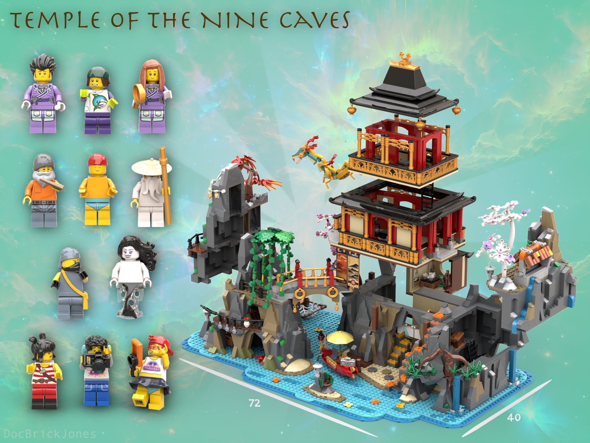 ミチーナ神殿 Temple of the Nine Caves] [BrickLink]