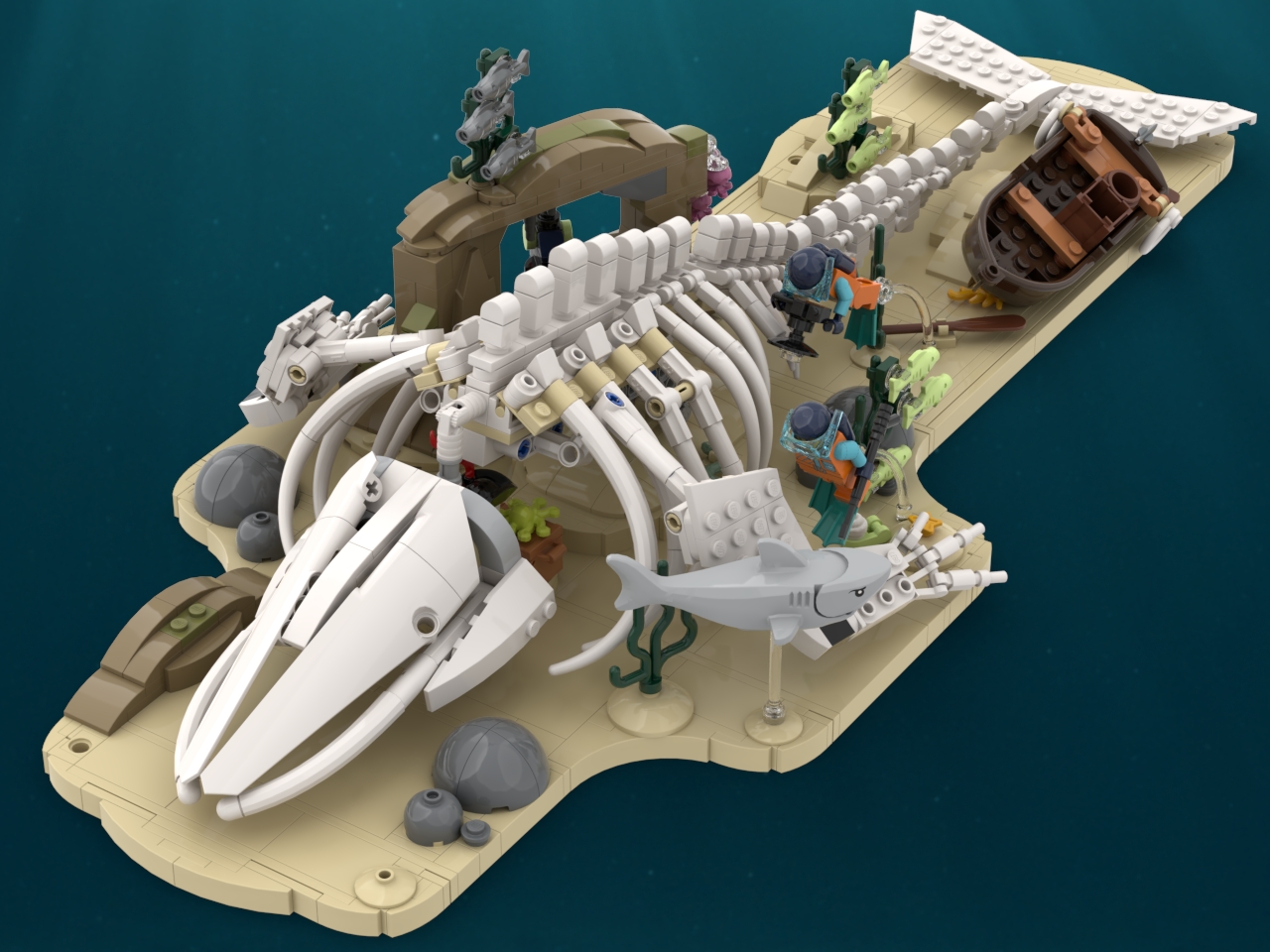 [Deep Sea Exploration: Whale Fall] [BrickLink]
