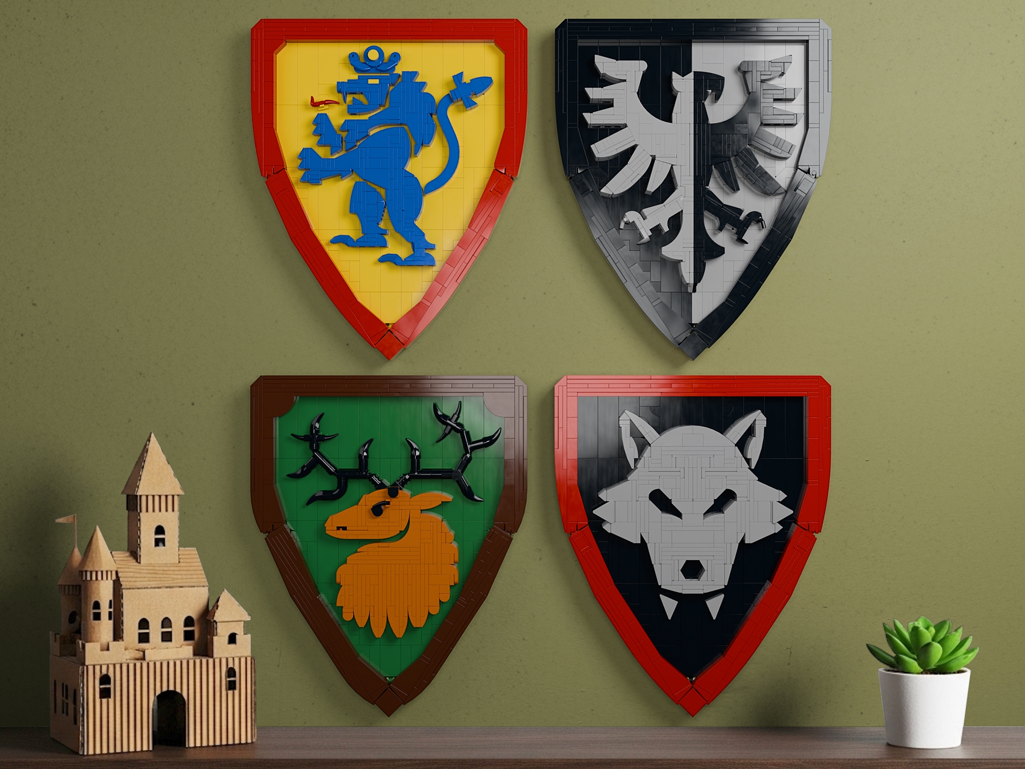 [Castle Faction Shields] [BrickLink]