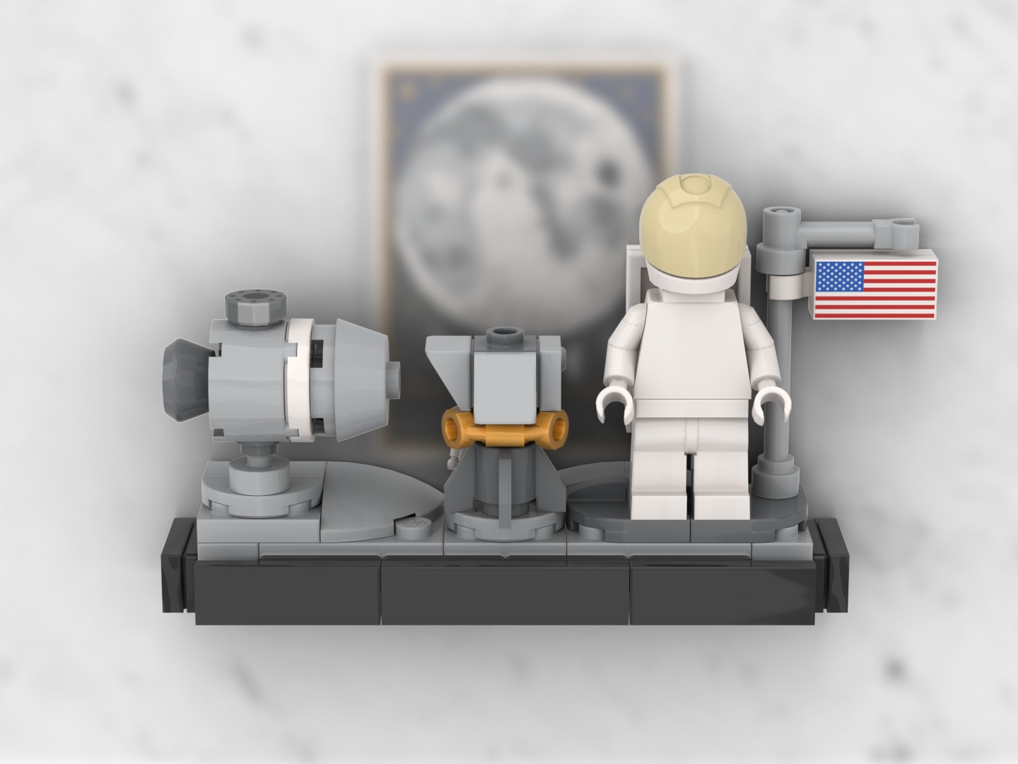 [The Moon: One Giant Leap for Mankind] [BrickLink]