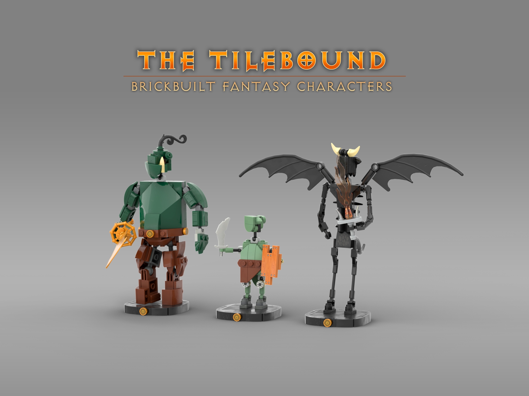 The Tilebound - Brickbuilt fantasy characters (only monsters