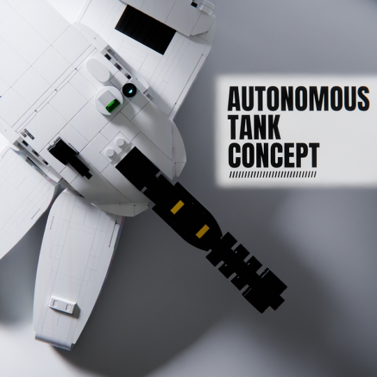Autonomous Tank Concept from BrickLink Studio [BrickLink]