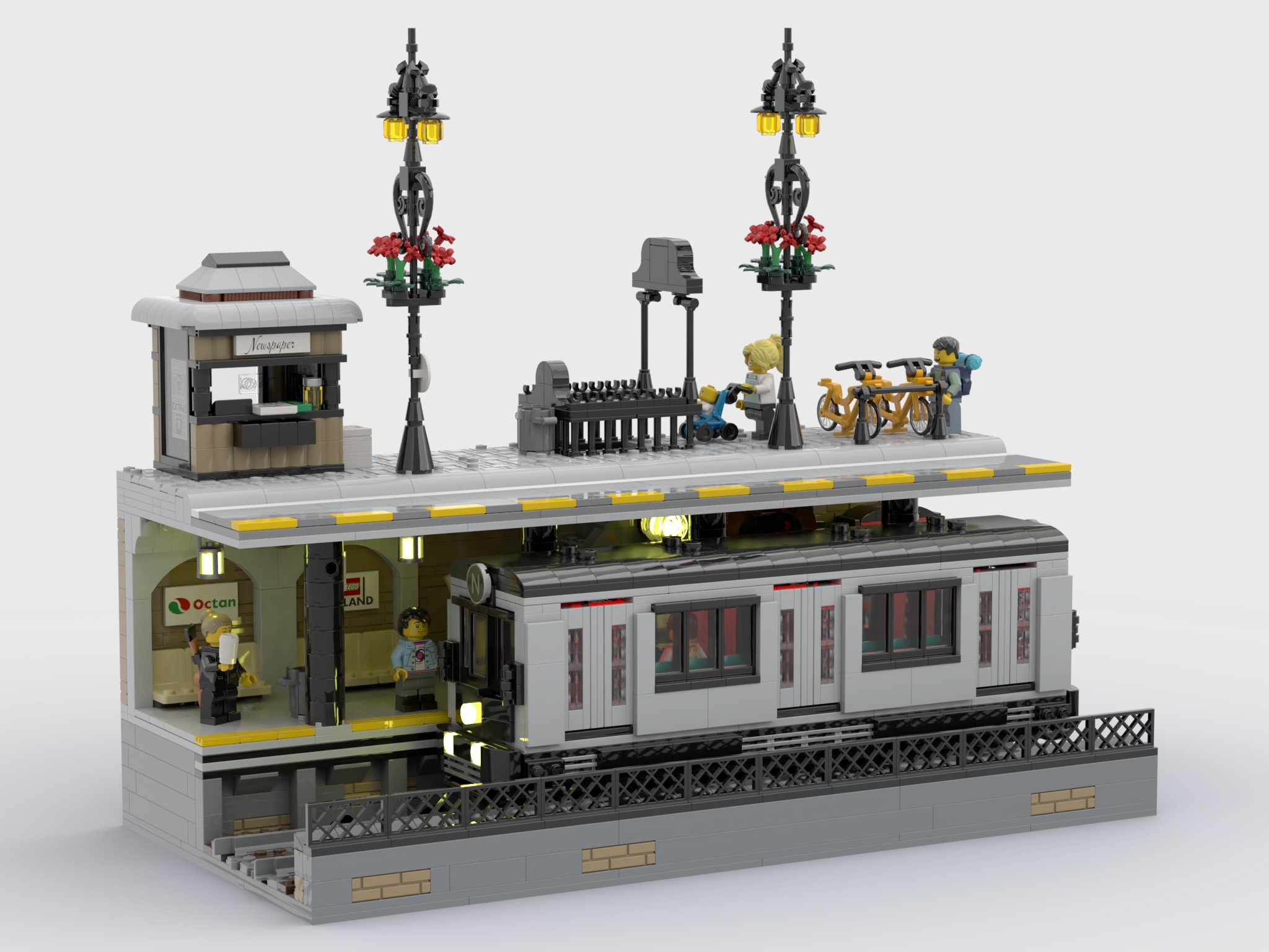 [Inside the subway] [BrickLink]