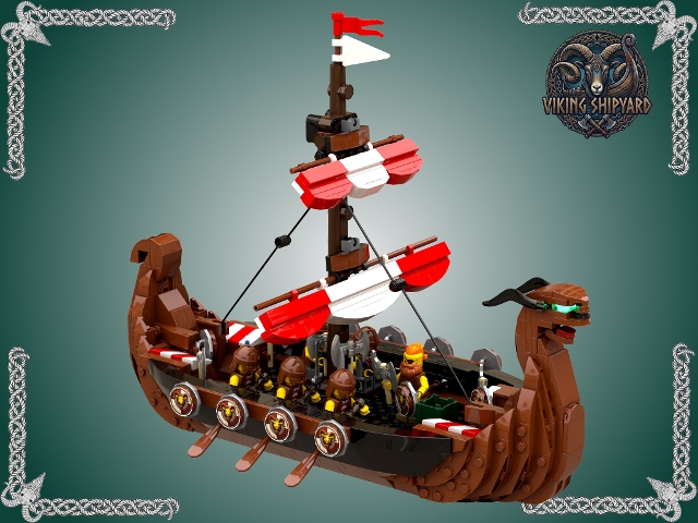 [Viking Shipyard (with working slipway)] [BrickLink]