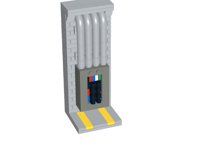 Electrical Panel from BrickLink Studio [BrickLink]