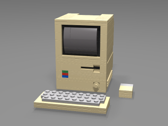 Apple Macintosh(1984) from BrickLink Studio